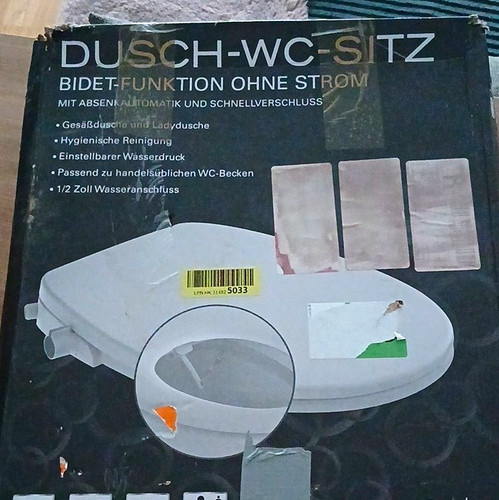 Dusch sitz brille bidet - wc-brille,
