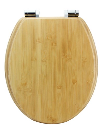 Bambus sitz toilettendeckel - bambus, wc